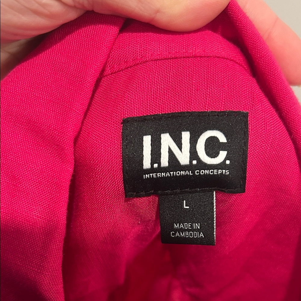 INC International Concepts Pink Blouse - Picture 2 of 5